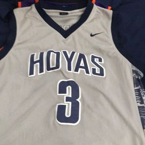 AI throwback college Jersey Georgetown Hoyas